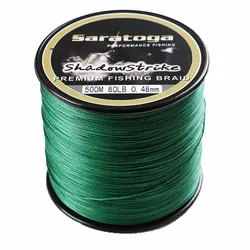 DORISEA calidad superior Saratoga 8 hebras 500m hilo de pescar trenzado PE multifiamento alambre de pescado 6LB 30lb 60lb 100lb 200lb 300lb