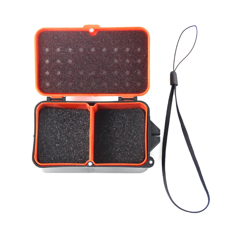 Caja de pesca de plástico con compartimentos, 10x6X3,2 Cm, gusano de tierra, señuelo de cebo, Mosca, carpa, caja de aparejos de pesca, accesorios X093, 1/2 Uds. - imagen 2