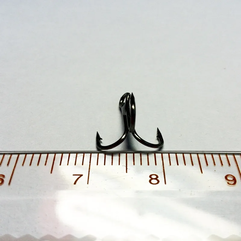 2025NEW t anzuelos triples tamaño 10 #    Cantidad: 500 unids/lote acero rico en carbono - imagen 4