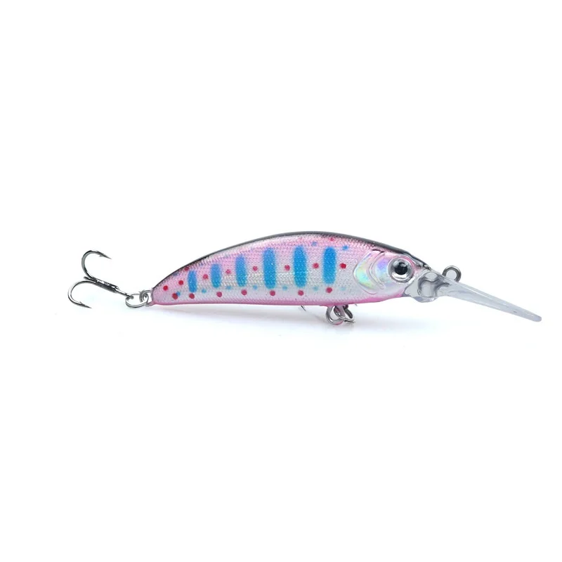 Mini Señuelos de Pesca de 6,2g y 72mm, aparejos Crankbait con anzuelos triples, aparejos de pesca de carpa