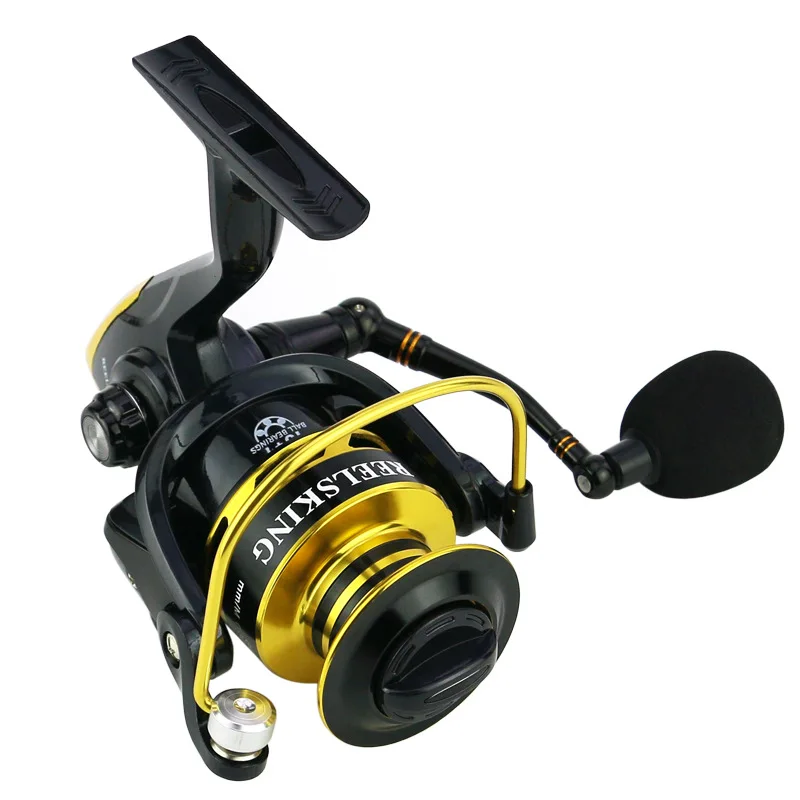 REELSKING-carrete de pesca de SF1000-7000Series, equipo de pesca duradero de alta resistencia, línea de brazo basculante de Metal, alambre de carrete, taza Coll - imagen 4