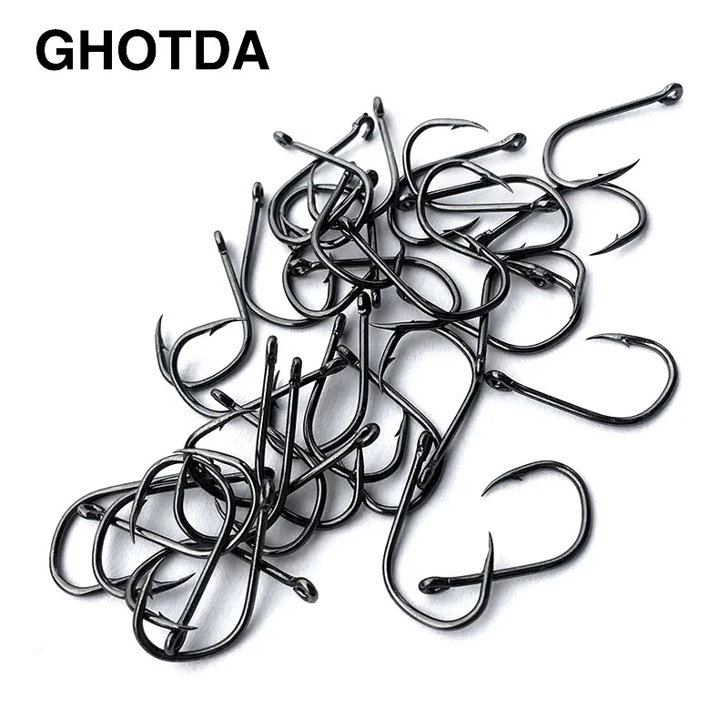 Anzuelo de pesca de carpa circular de acero al carbono, 500 piezas, tamaño 3, 4, 5, 6, 7, 8, 9, 10, 11, 12 - imagen 3