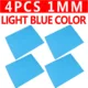4pcs light blue