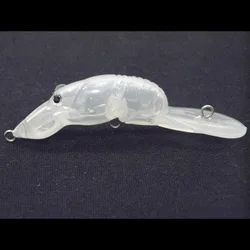 WLure Crankbait duros 9 cm - Señuelos sin pintar, wobble ajustado