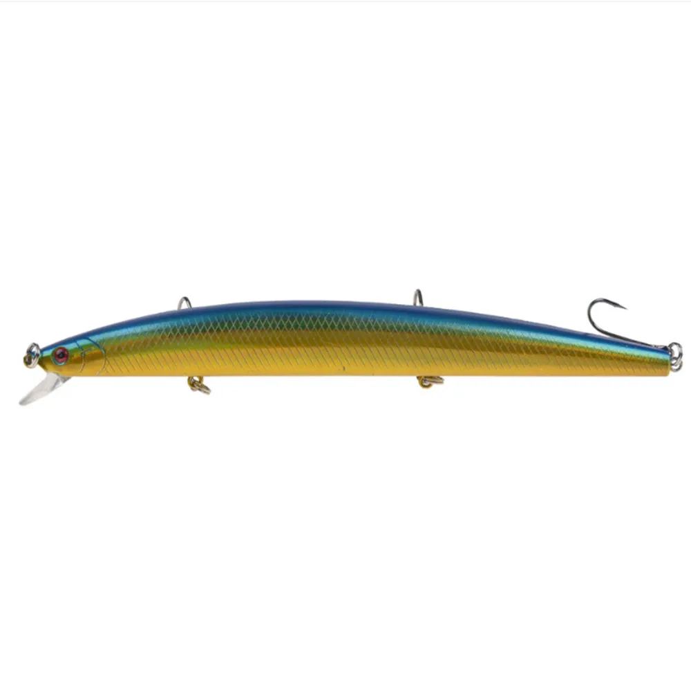 1 Uds 18cm 24g señuelo de pesca Minnow láser cebo Artificial duro plástico grandes peces falsos señuelos cebo de pesca de mar Crankbait Wobblers - imagen 4