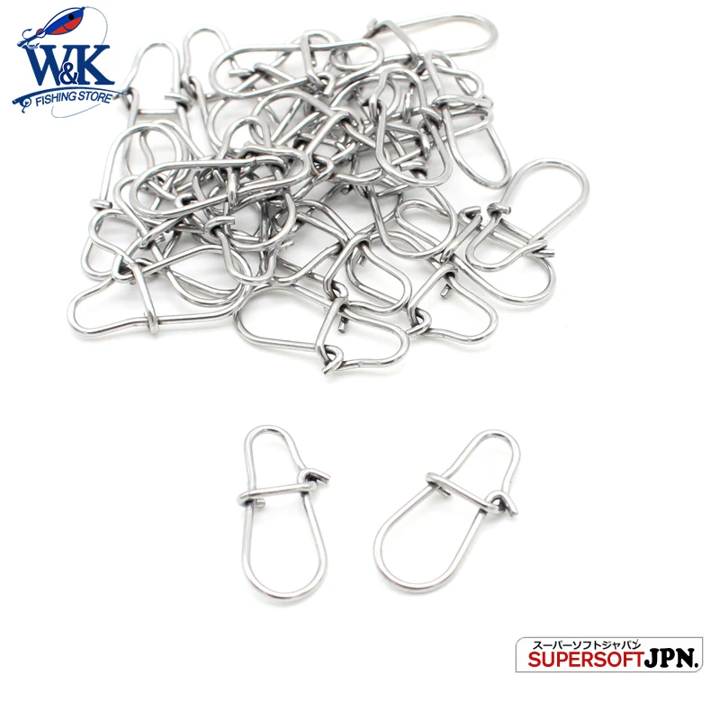 Juego de broches de bloqueo de acero inoxidable, 105 Uds., con caja de almacenamiento de 5 celdas, hebilla de sedal, accesorios de pesca, cierre rápido profesional - imagen 3