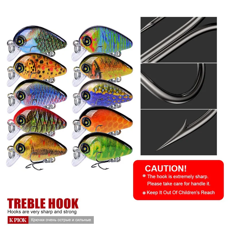 Mini Señuelos de Pesca de manivela, aparejos de Pesca Isca de Triple gancho, 28mm/1,95g, Swimbaits de hundimiento, Lucio, Pesca realista japonesa, 1 unidad - imagen 3