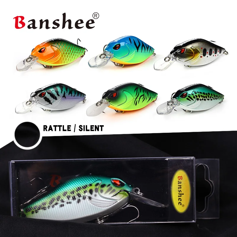 Banshee-señuelo de pesca duro, 7cm, 15/17, 5g, 2019, sonajero/deslizamiento, Crankbait, pesca de Lucio japonés, Wobblers, cebo Artificial flotante - imagen 5
