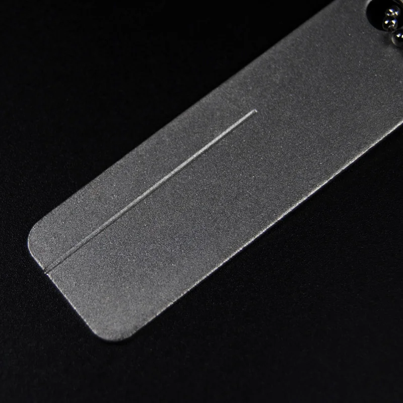 Afilador de anzuelos de pescado fino y pequeño, herramienta de afilado de llavero de rejilla de diamante para mosca/Carpa, cuchillo de pesca, pulido - imagen 2