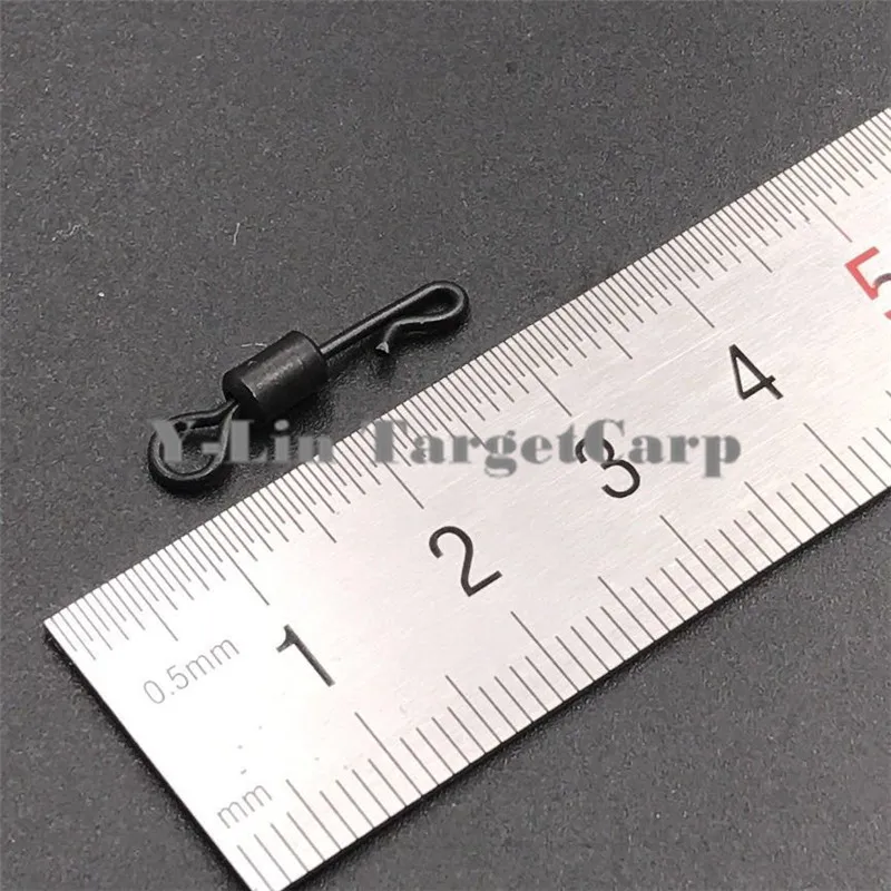 Pesca de carpa giratoria de cuerpo largo, giratorios de cambio rápido para Clips de plomo, aparejos terminales, accesorios de aparejos para el cabello y aparejos Chod - imagen 5