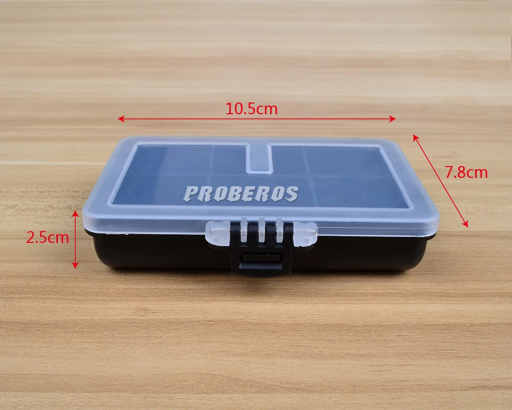Caja de plástico de 3 modelos para aparejos de pesca, caja de accesorios de pesca transparente de tamaño mixto con divisores ajustables, buena calidad, 2019 - imagen 5