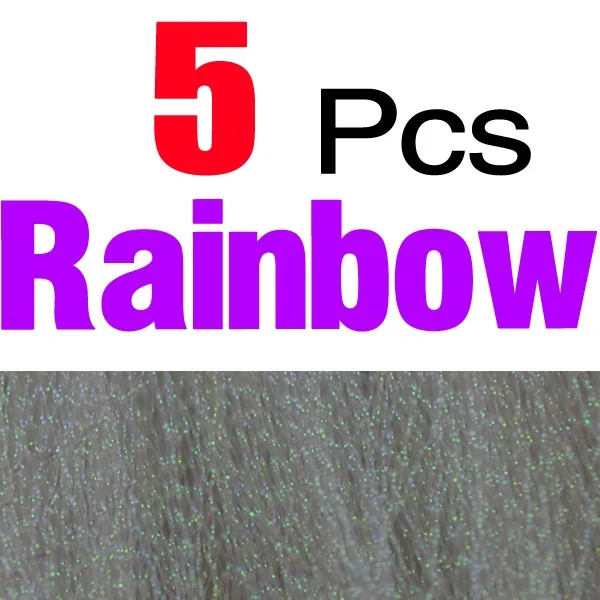 5Pcs Rainbow