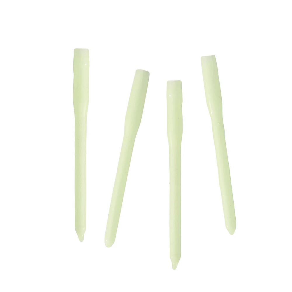 JSM-funda protectora de crimpado brillante, tubo verde suave para gancho de pesca, atraer peces, aparejos de Señuelos de Pesca, 25 unids/lote - imagen 5