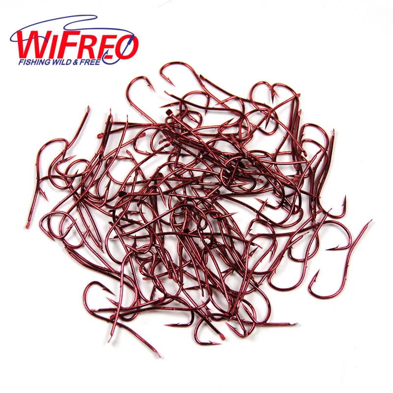 Wifreo-anzuelos de gusano de tierra, 10 unids/lote/paquete, rojo, azul, Baitholder, Ryusen, tamaño de pez de calado Central, 15, 16, 17 - imagen 5