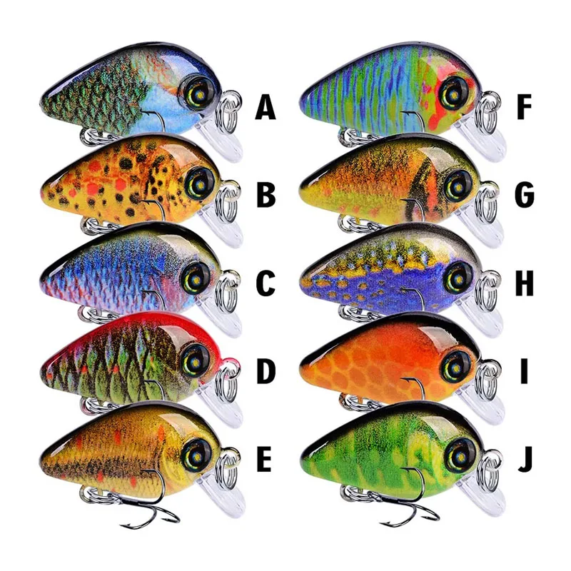 Mini Señuelos de Pesca de manivela, aparejos de Pesca Isca de Triple gancho, 28mm/1,95g, Swimbaits de hundimiento, Lucio, Pesca realista japonesa, 1 unidad - imagen 5