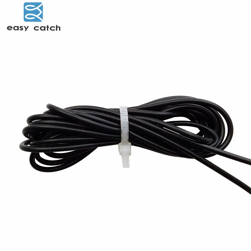 Easy Catch-Mangas de aparejo de silicona para pesca de carpa, tubos suaves para carpa, accesorios de pesca, color negro, verde y café, 3 unidades, 2 metros - imagen 2