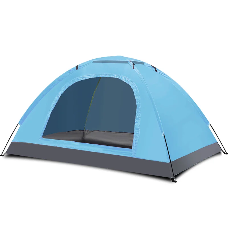 Tienda de campaña portátil de una sola capa para 2 personas, tienda de campaña automática a prueba de lluvia para exteriores, senderismo, pesca y caza, alta calidad, nueva - imagen 2