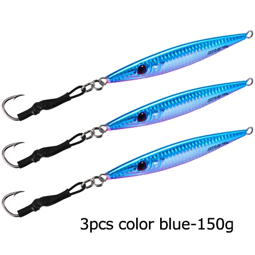 3pcs Blue 150g