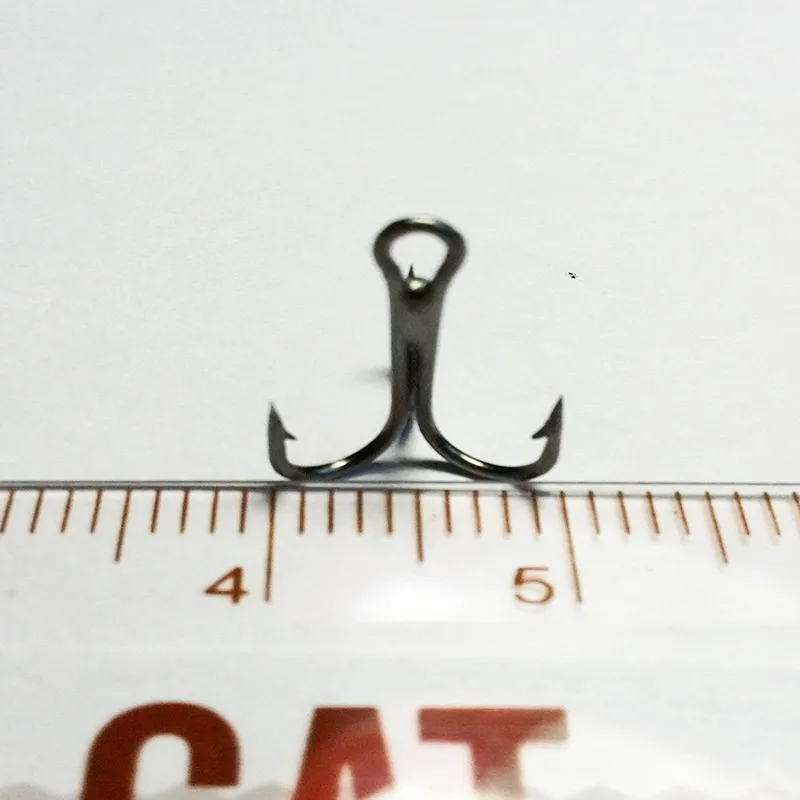 2025NEW t anzuelos triples tamaño 10 #    Cantidad: 500 unids/lote acero rico en carbono - imagen 2