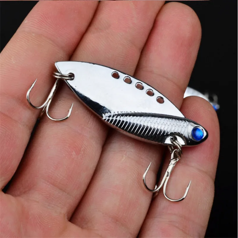 Señuelo de pesca de Metal VIB, 1 unidad, 11g, 5cm, Isca, vibración vívida, Wobblers, lubina, Cicada, Spinners, cebo para todos los aparejos de pesca de agua superior - imagen 5