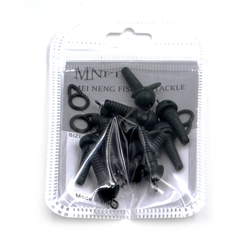 MNFT 12 unids/lote aparejo de carpa mixto hacer conector Terminal aparejos giratorios accesorios de equipo de pesca - imagen 5