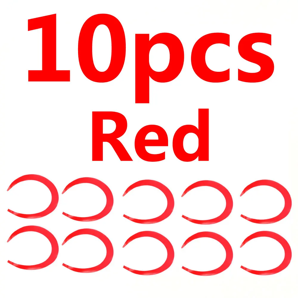 10pcs red
