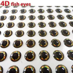 Ojos de señuelo de pesca con 4d, tamaño de 3mm-12mm, cantidad: 2023 unidades/lote