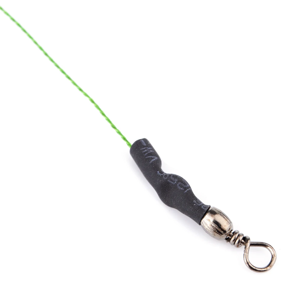 FISH KING-anzuelos de pesca de acero de alto carbono, aparejo para el cabello de equilibrio, accesorios de pesca de carpa, conector giratorio para alimentador, 57cm - imagen 3