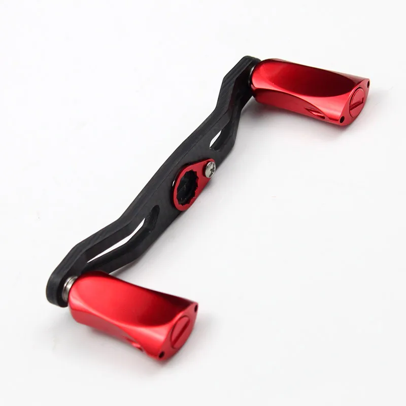 Mango de carrete de pesca KAWA de fibra de carbono para perilla de aleación D/A tamaño del agujero 8*5mm longitud 105mm accesorio basculante de carrete de pesca - imagen 2