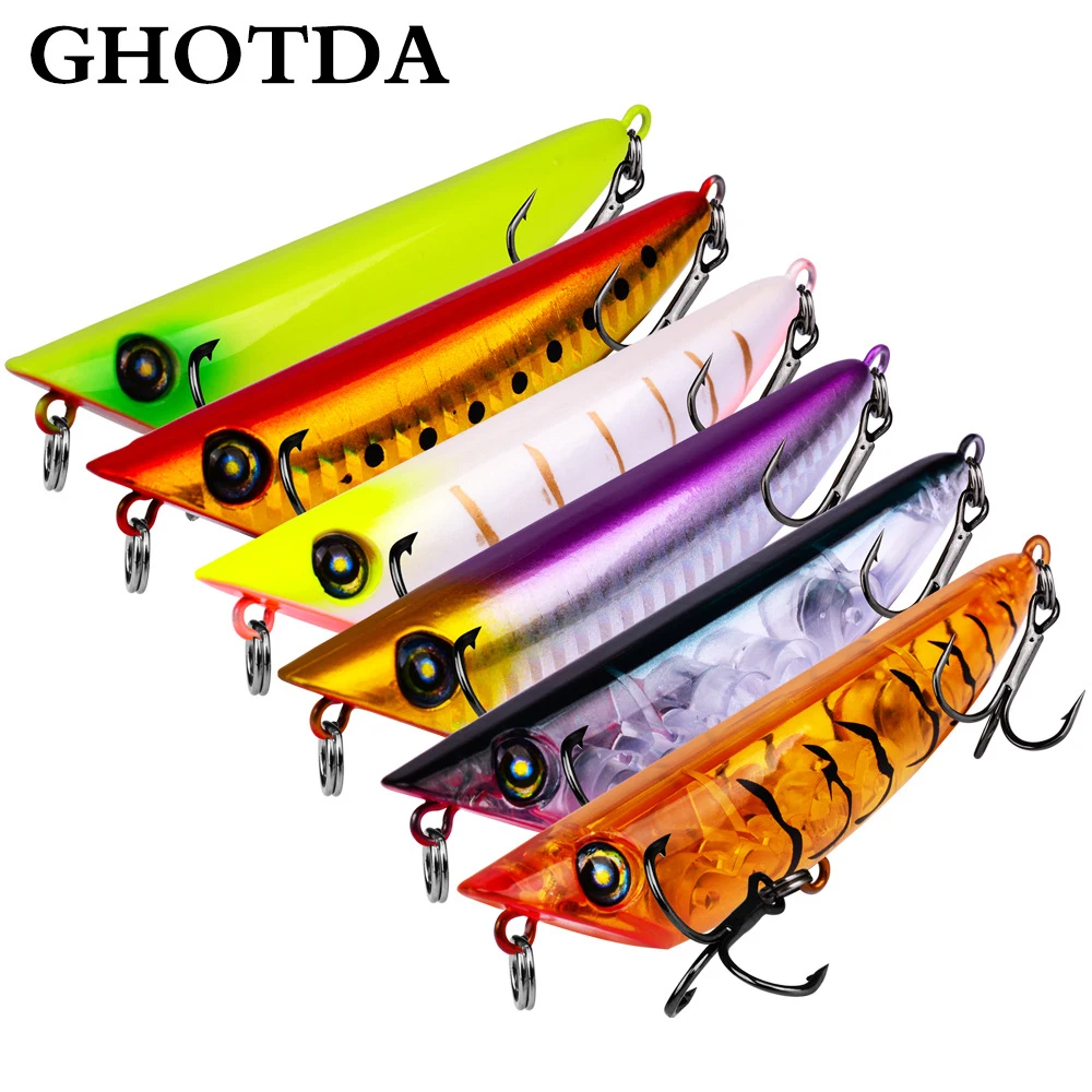 Señuelo de pesca Minnow, 8,4 cm, 8,5g, cebo duro de manivela Topwater, accesorios de pesca artificiales - imagen 4