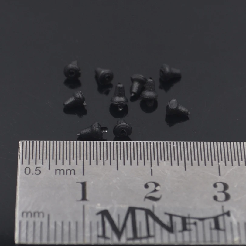 MNFT 50 Uds gancho de pesca de carpa Stopper en ganchos deslizantes soporte Terminal aparejos goma Pop Up Set Up Rig vástago cuentas Accesorios - imagen 4