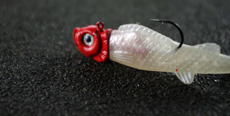 Señuelo de pesca nocturno que brilla en vivo, súper pez, calidad sin viento, anzuelo único, cabeza de anzuelo, cebo suave, 9g, 16g - imagen 4