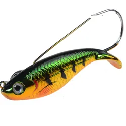 Señuelo de pesca de plomo, 1 unidad, 85mm, 21,3g, anzuelo único, Crabkbait