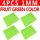 4pcs fruit green