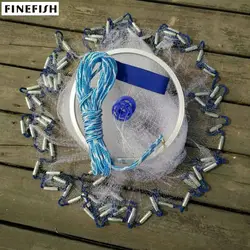 Red de lanzamiento Finefish aluminio 2,4-4,8m – Malla pequeña