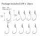 10pcs 4.6g hook