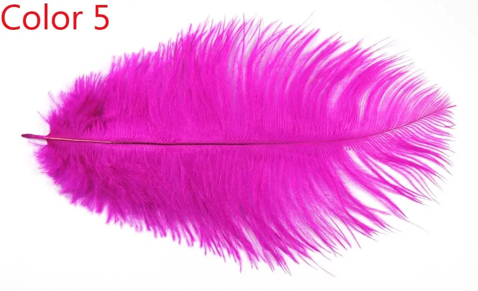 Pluma colorida con tono rosa vibrante