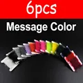6pcs Message Color