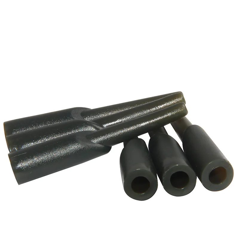 Hyaena-conector de pesca de seguridad, mangas antienredos para línea de conexión, accesorios de aparejos de pesca de goma, 100 Uds. - imagen 3