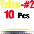 10PCS Yellow Size 2