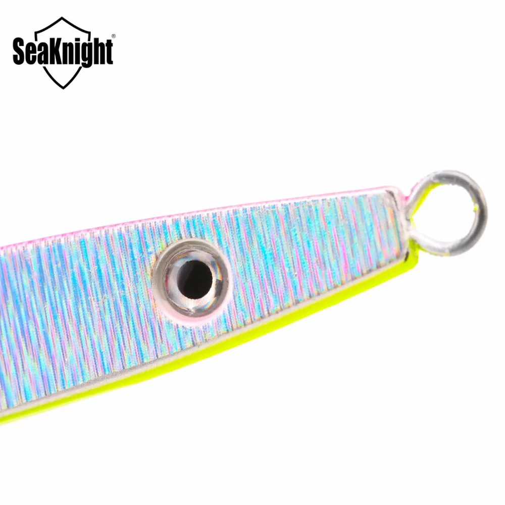SeaKnight SK304 señuelo de pesca 1 Uds señuelos de Metal señuelo de pesca de agua salada cebo cuchara 40g 60g 80g 100g 150g señuelos de Jigging - imagen 3