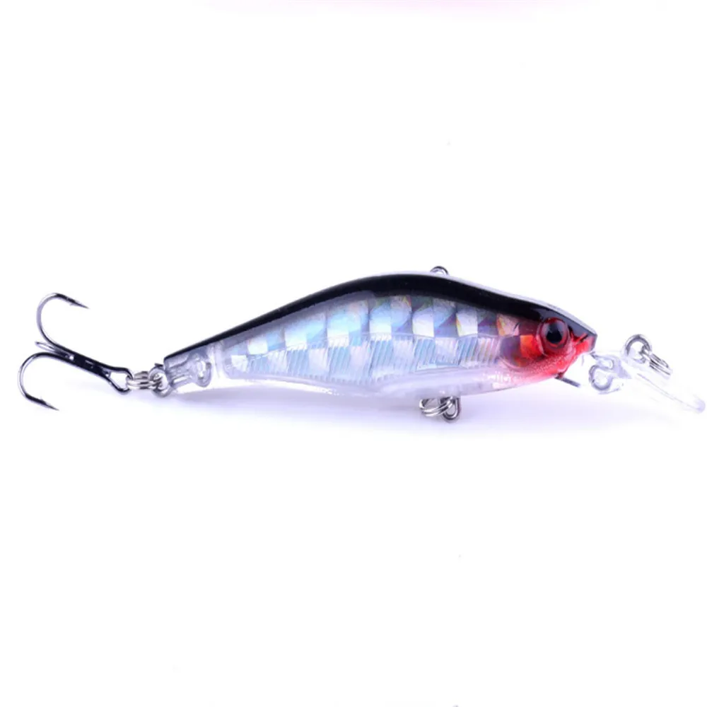 FISHINAPOT-señuelo de pesca Artificial, cebo duro, Wobblers, Lucio, Crankbait, hundimiento láser lento, piscardo, 1 ud., 8cm, 6,3g - imagen 5