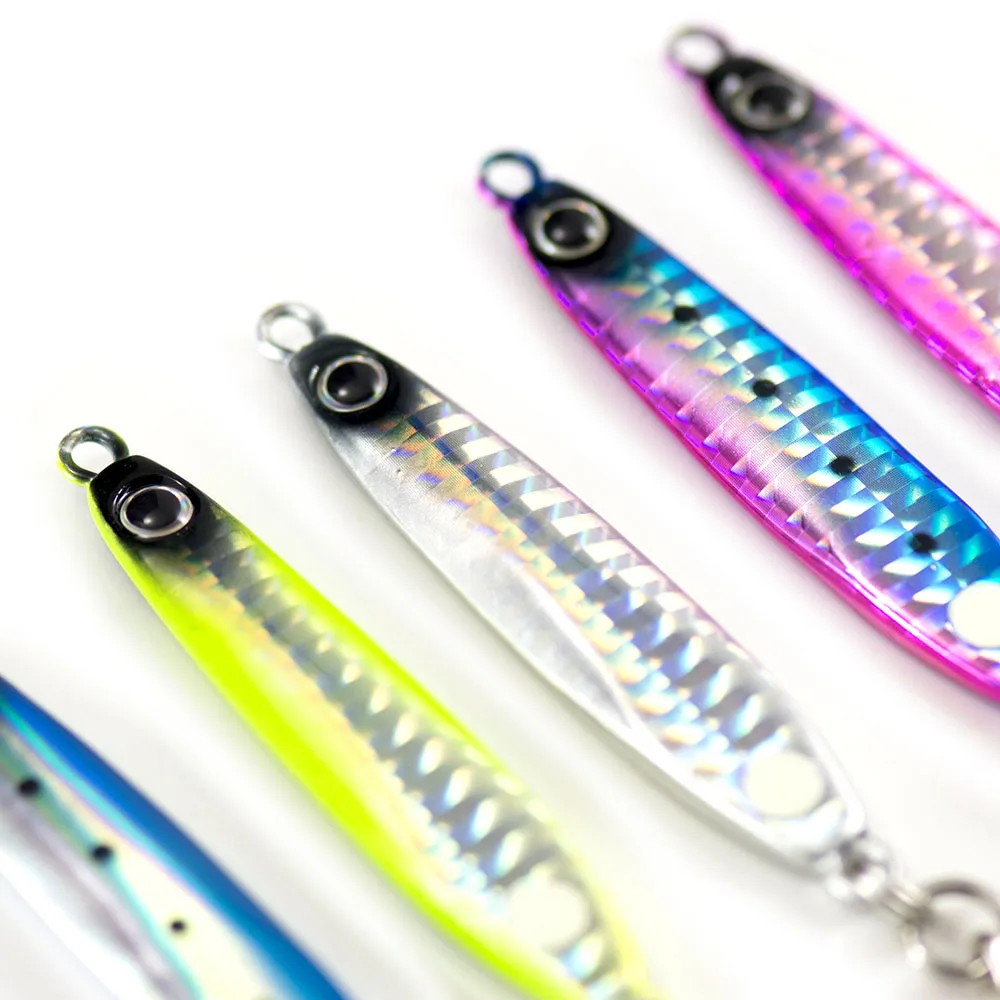 Countbass 20g 30g 40g señuelo de Jigging con un solo anzuelo VMC, Señuelos de Pesca de Metal, Micro cebo para peces, señuelos de lubina populares - imagen 2