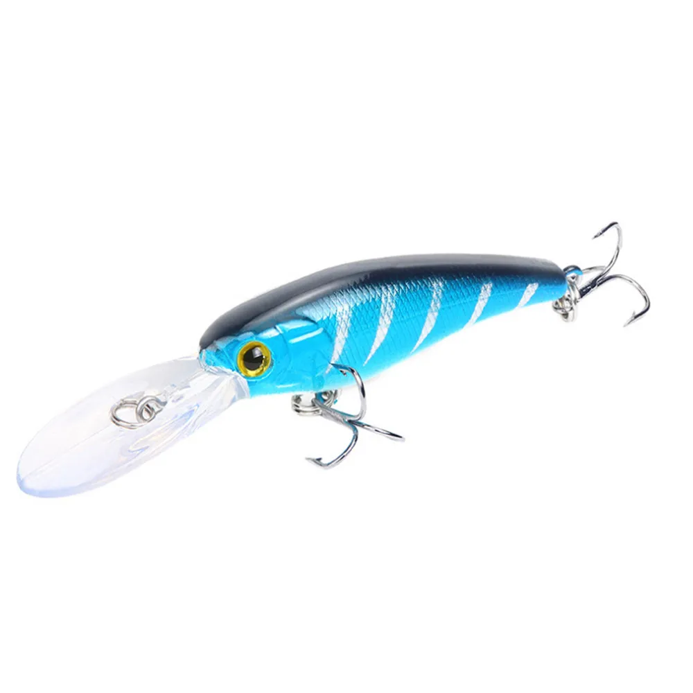 Señuelos de Pesca de pececillos, cebos duros artificiales, Wobbler, 9,5 cm, 7,2g, ABS, aparejos de Pesca de carpa, 1 piezas - imagen 3