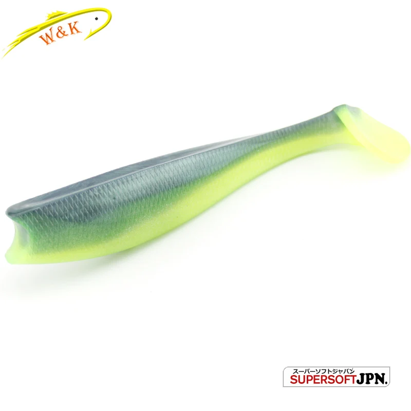 Señuelos de pesca, juego de colores, 13 colores, 11 cm, 4,3 pulgadas, señuelo suave, vinilo Flexible, Lucio y Muskie, cebo de pesca realista Shad Lu - imagen 4