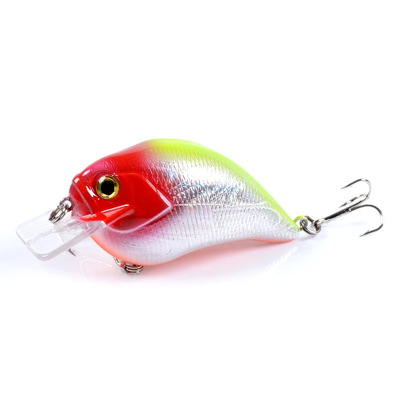 Señuelos de Pesca piezas Crankbait, Wobblers de 7,5 cm/15g, ojos 3D, flotante, de plástico Artificial, cebo duro para lubina, aparejos de Pesca