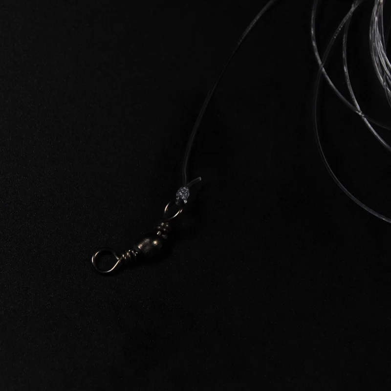 Bimoo-aparejos Sabiki con anzuelos para pesca en el mar, anzuelos de cebo, anzuelo giratorio de barril, 10 bolsas, 5/0 piel de pescado - imagen 3