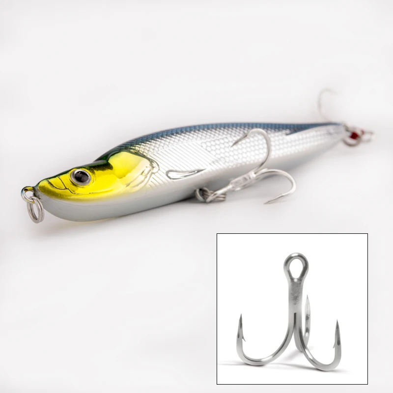 Señuelo de pesca de hundimiento, 1 lápiz de piezas, 8cm, 10g, aparejos de pesca de lubina, accesorios de pesca, Señuelos de agua salada, señuelo de arrastre - imagen 3