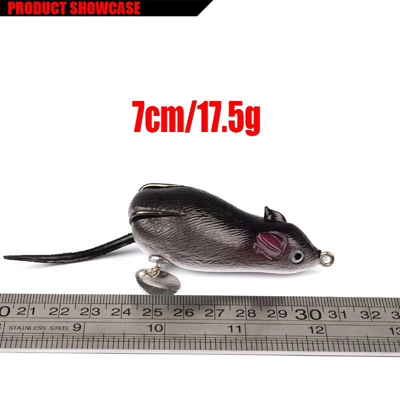 Señuelos giratorios de Metal para Pesca, Señuelos de sonido de 7cm y 17,5g, simulación flotante, aparejos de pesca de lubina blanda, 1 FA-454 - imagen 3