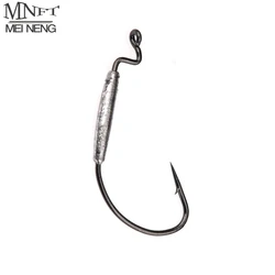 Anzuelos Jig Head MNFT con púas – Vinilos con manivela y garrapatas